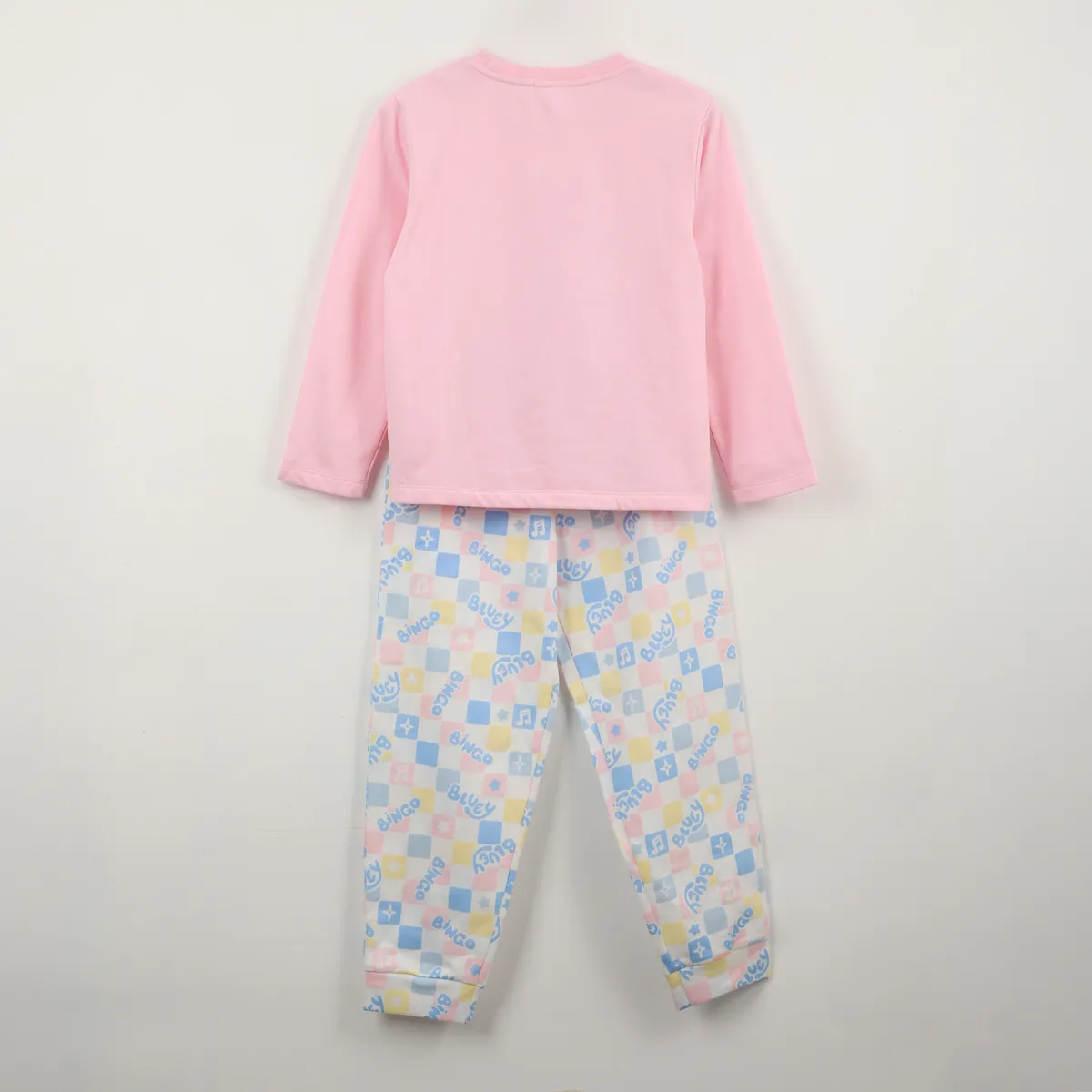 BLUEY - Pijama Manga Larga Niña Shake It Rosado Bingo & Bluey