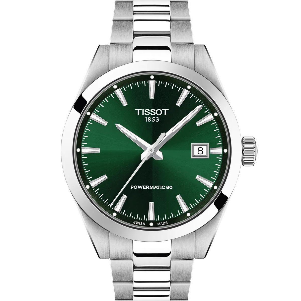 TISSOT - Reloj Tissot Gentleman 38MM Acero Verde