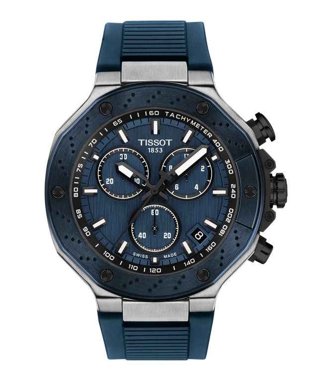 Reloj T-Race Crono 45MM Azul Azul TALLA UNICA
