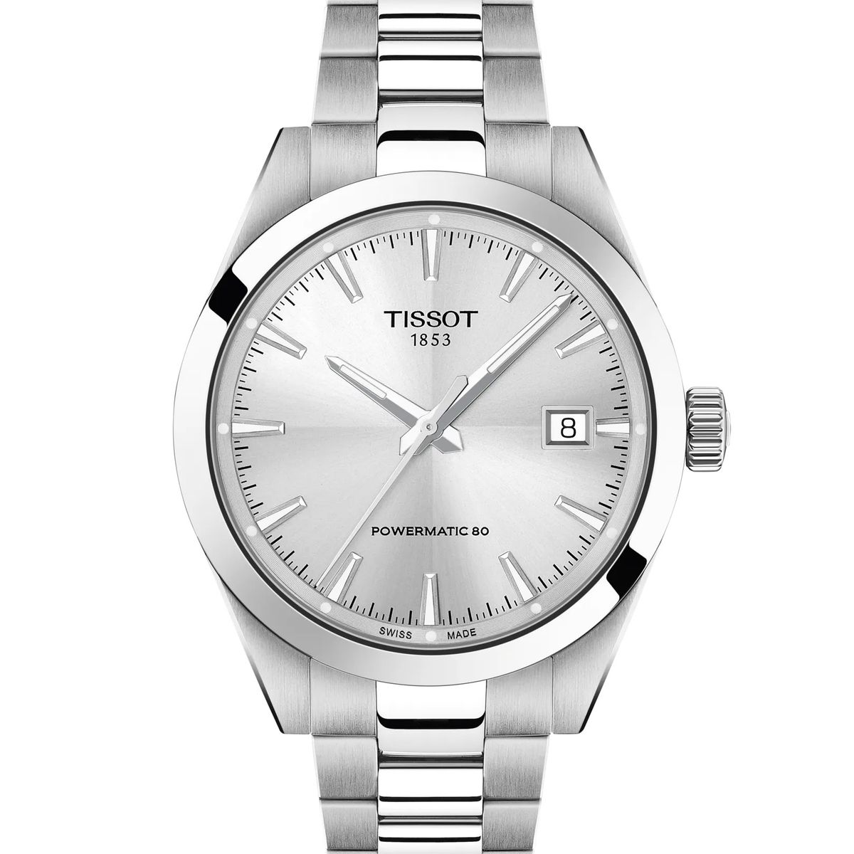 TISSOT - Reloj Tissot Gentleman 38MM Acero Gris