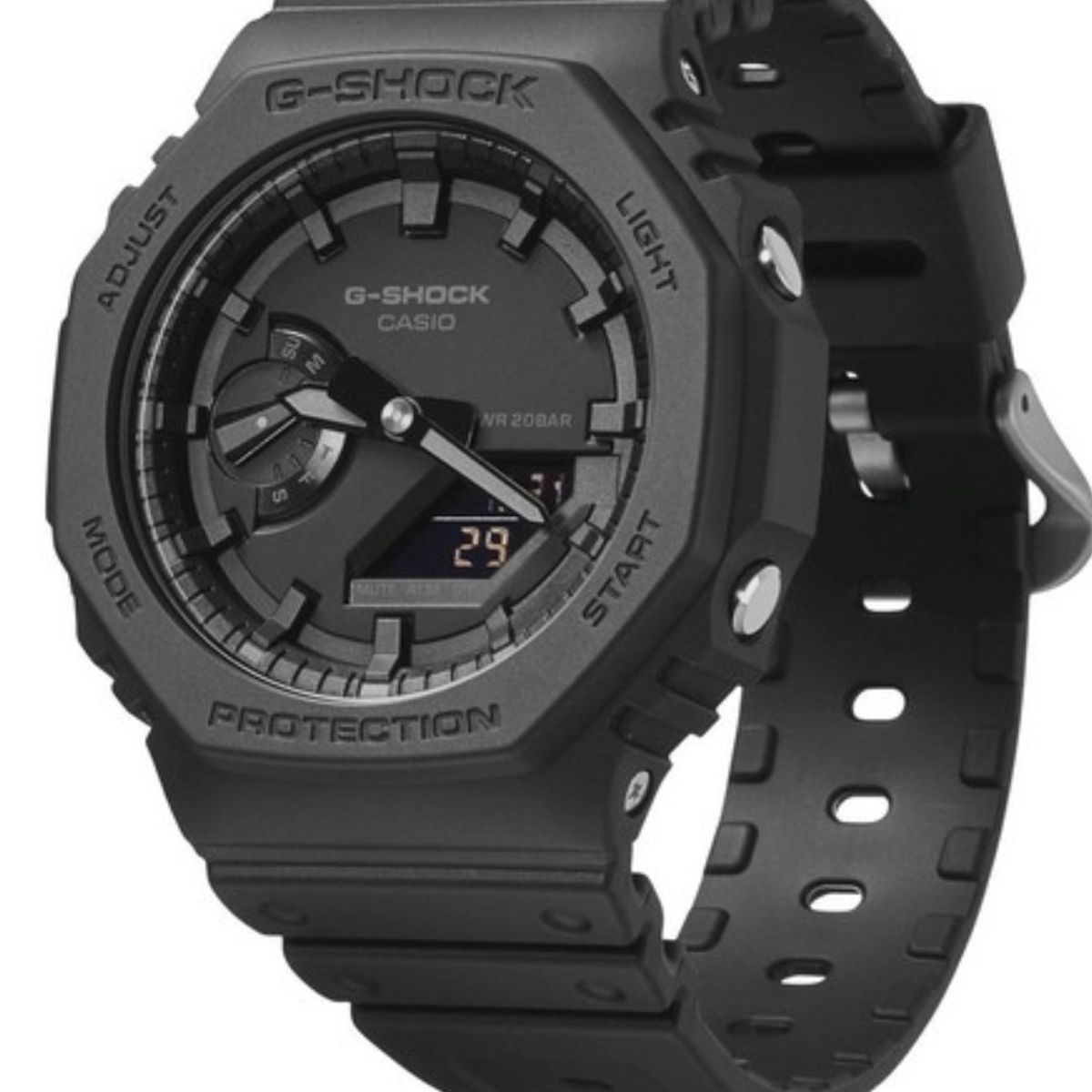 CASIO - RELOJ CASIO GA2100-1A1 HOMBRE GSHOCK OCTOGONAL CARBONO WR200M