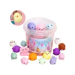 GENERICO - Pack Balde 36 squish Unidades Antiestrés Juguete Surtidos Labg