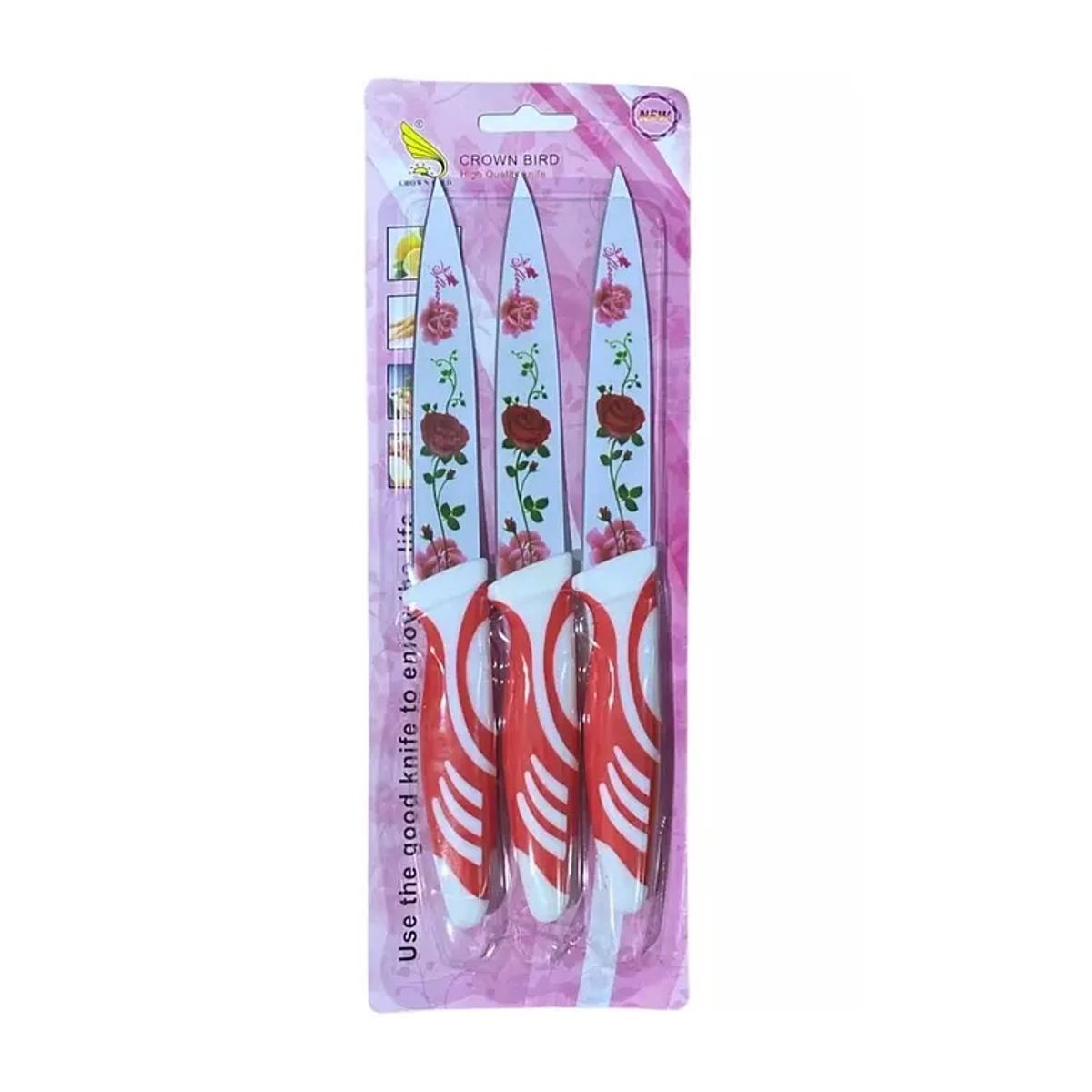 GENERICO - Set 3 Cuchillos Juego Cuchillos Cocina