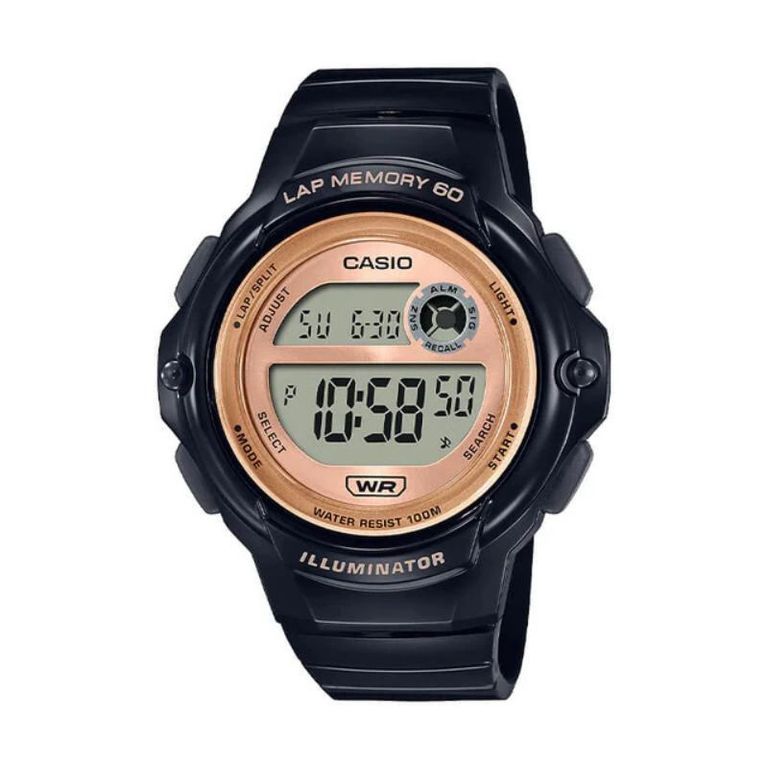 Reloj Digital Mujer LWS-1200H-1AV Negro TALLA UNICA