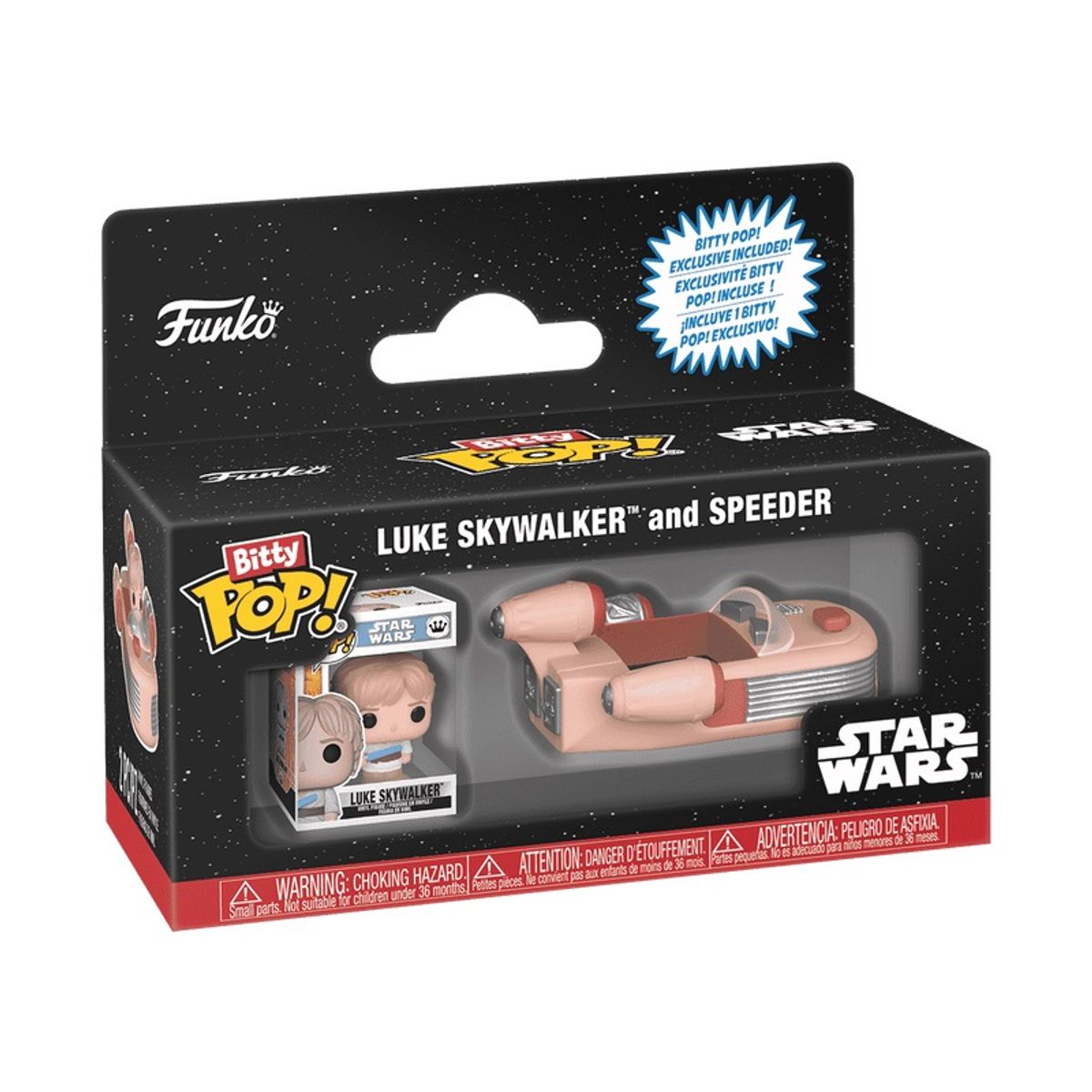 FUNKO - Funko Pop Star Wars  Luke skywalker Bitty pop