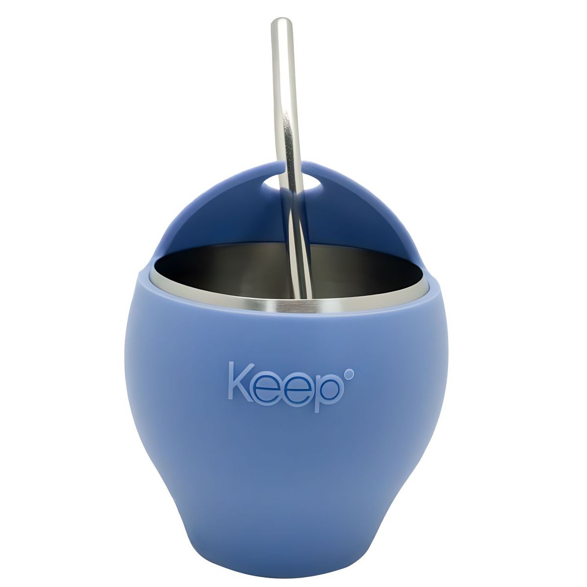KEEP - Mate Acero Inoxidable 230ml con Bombilla Lavanda - PS