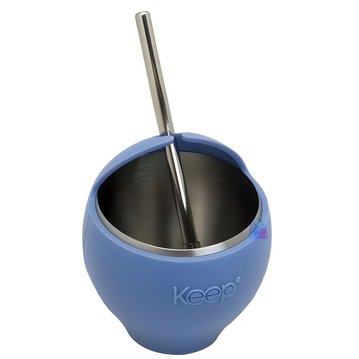 KEEP - Mate Acero Inoxidable 230ml con Bombilla Lavanda - PS