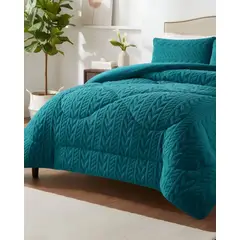 GENERICO - COBERTOR ELEGANTE DE INVIERNO CON CHIPORRO 2 PLAZAS09