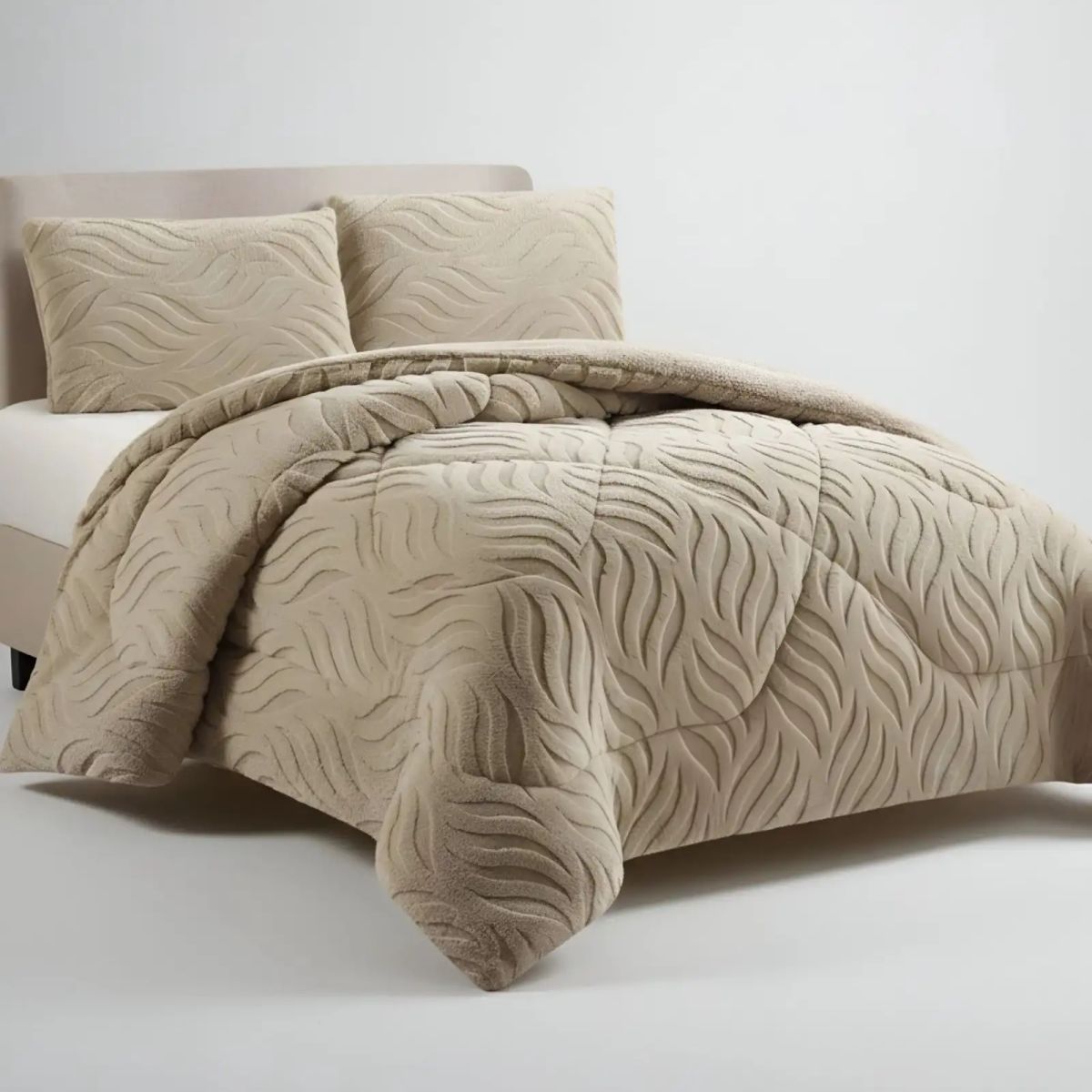 GENERICO - Cobertor Invierno King Elegante Térmico con Chiporro Premium