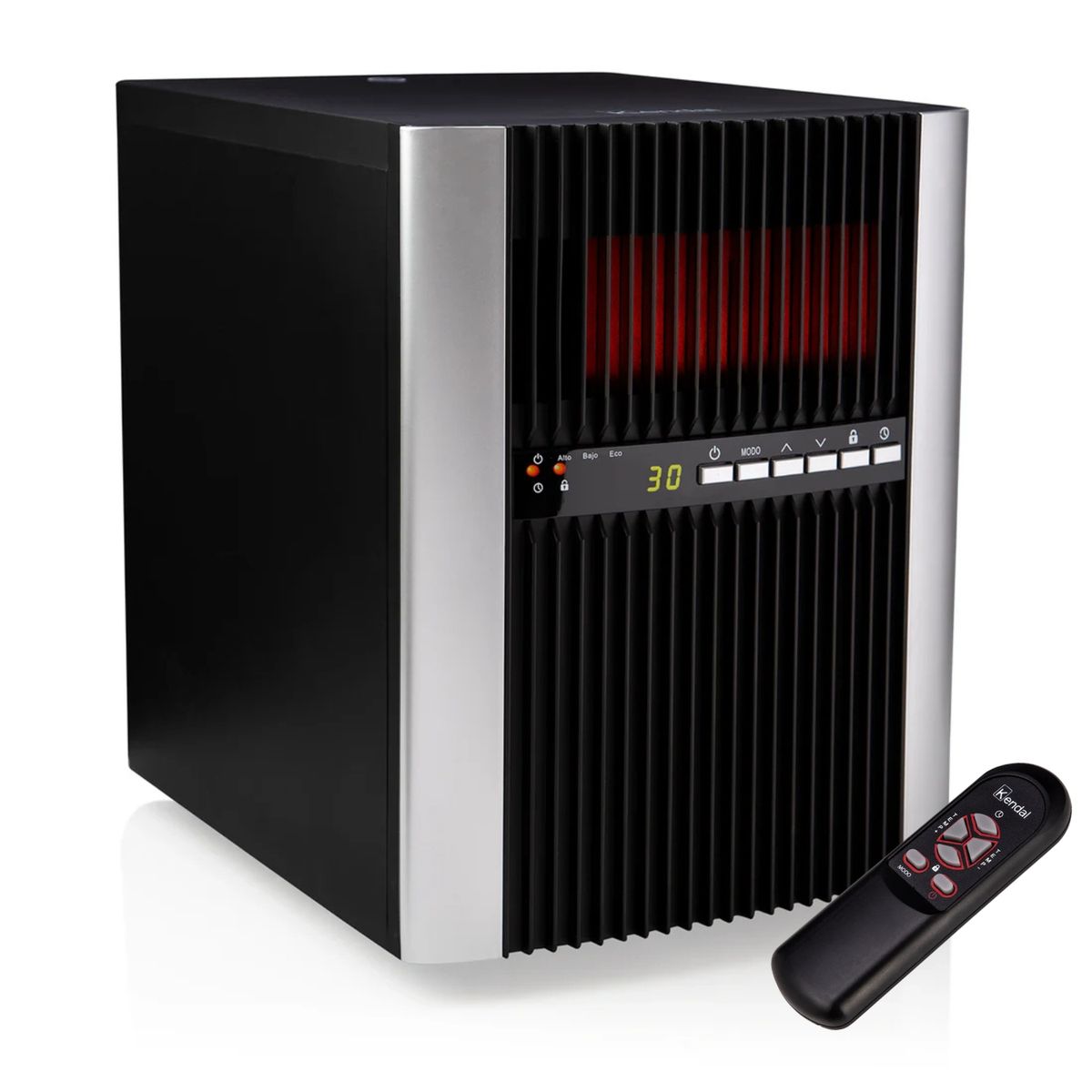 KENDAL - Calefactor Estufa Infrarrojo Cuarzo Kph-96t Kendal 1500w Control Remoto