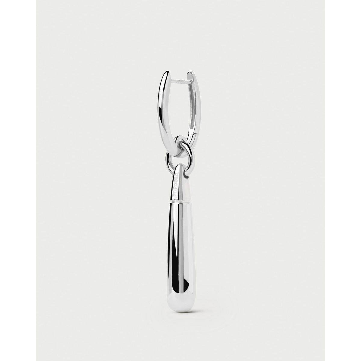PDPAOLA - Large Jupiter plateado Individual Hoop