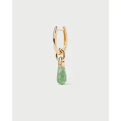 PDPAOLA - Verde Aventurine Jupiter Individual Hoop