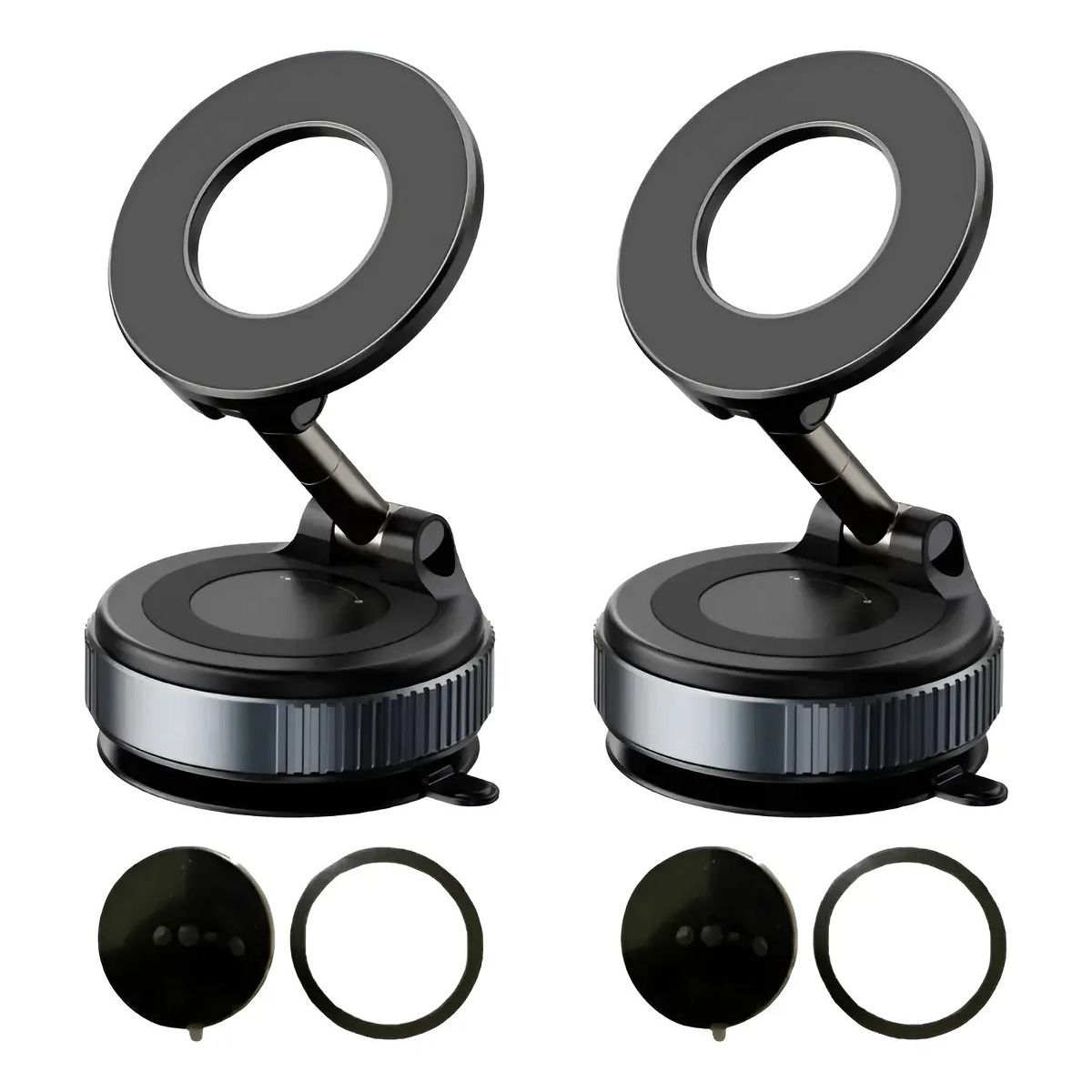 GENERICO - 2 X Soporte Magnético Porta Celular Auto 360° Imán