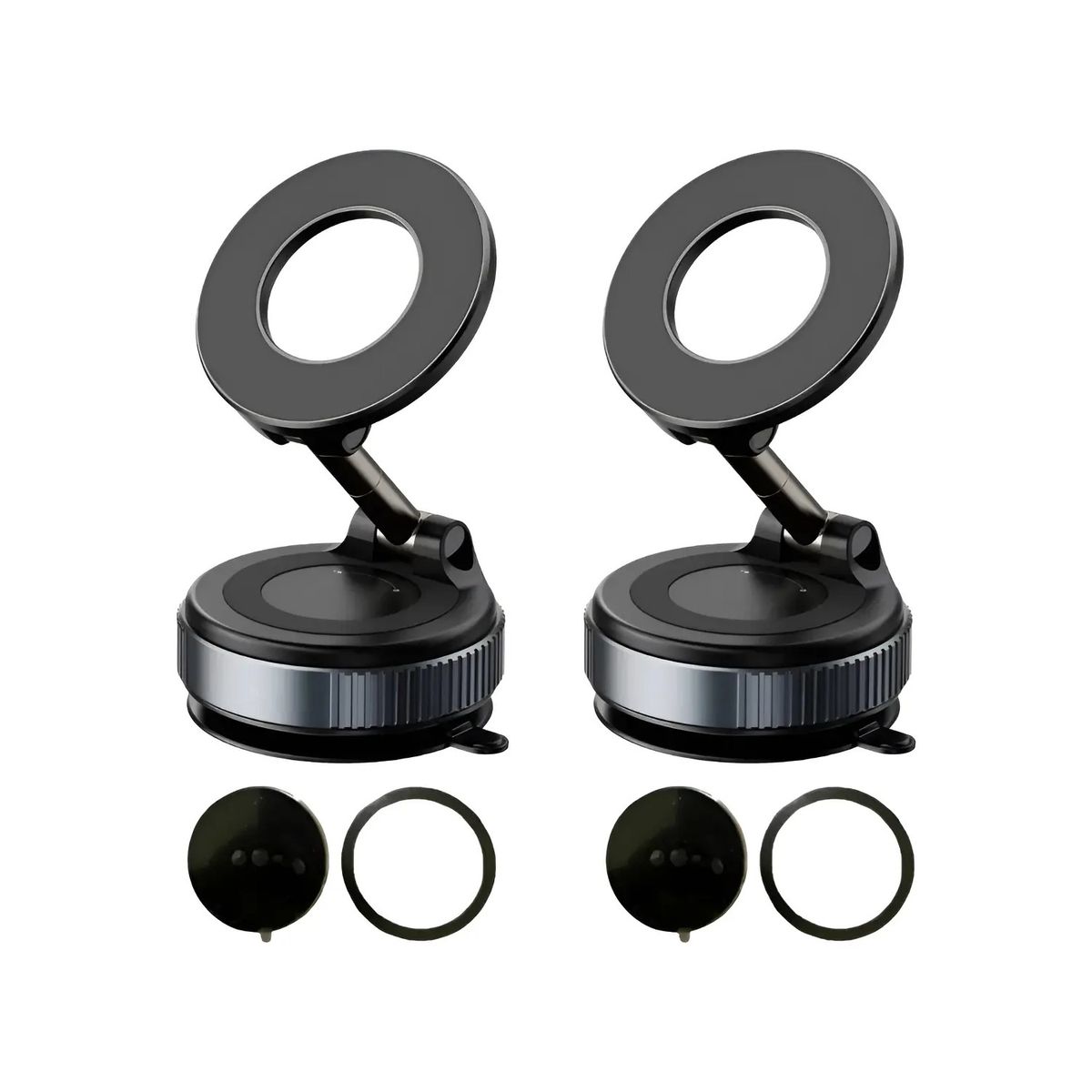 GENERICO - 2 X Soporte Magnético Porta Celular Auto 360° Imán