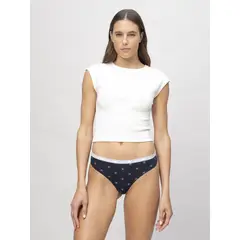 TOMMY HILFIGER - Colaless con logo en la cintura Multicolor