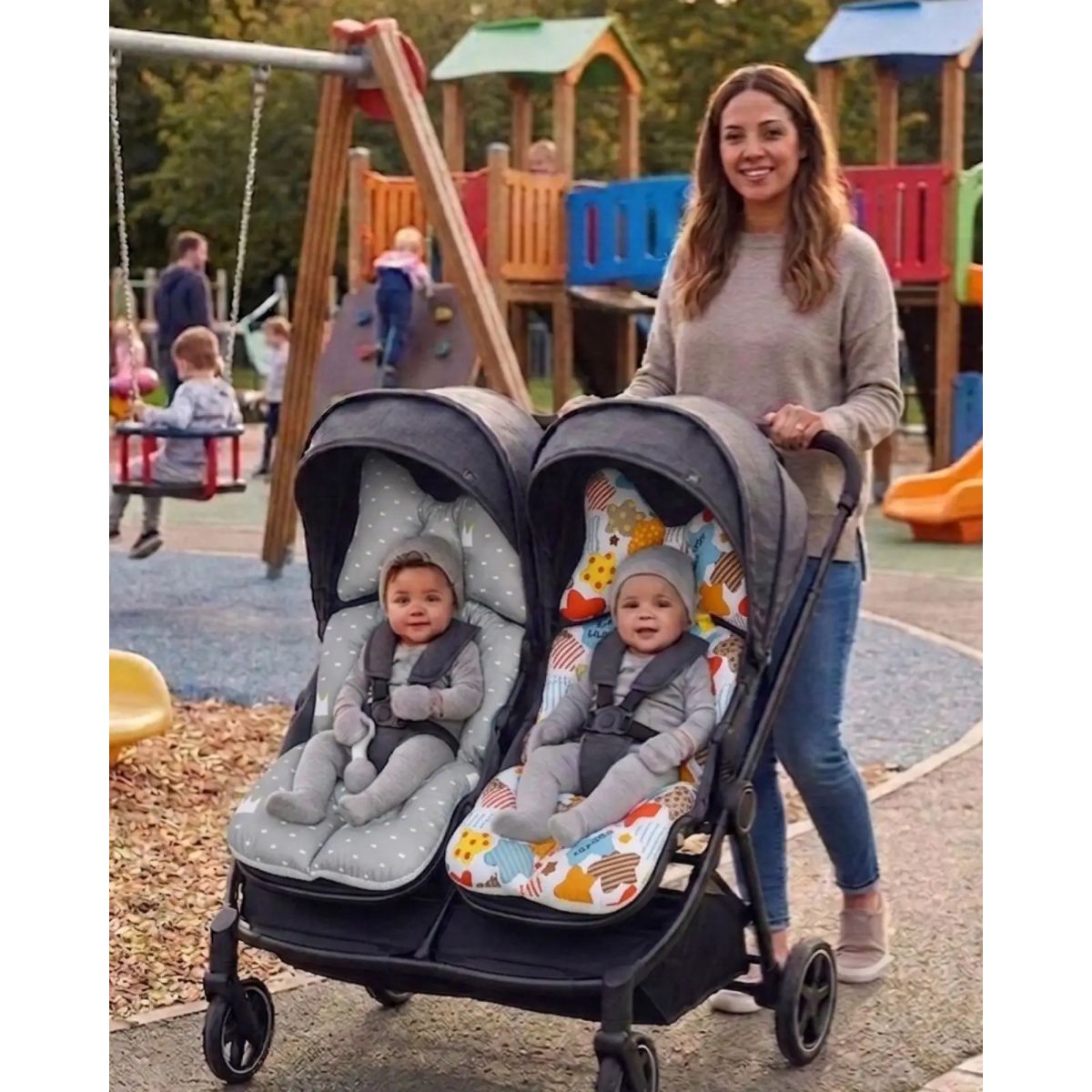 GENERICO - Pack 2 Cojín  Universal Acolchado para Coche y Silla de Auto