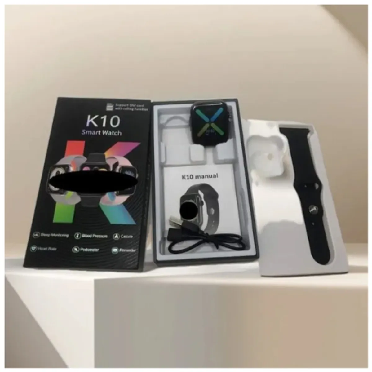 GENERICO - Reloj Smartwatch K10 Soporte SIM