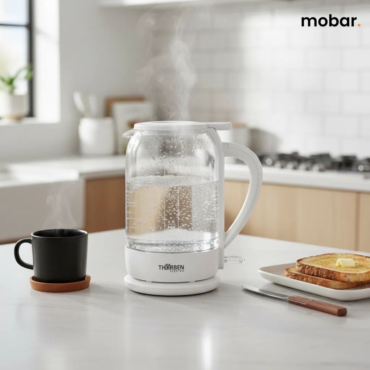 THORBEN - Hervidor Electrico Vidrio Thor Fill&clean Glass 2kw Thorben