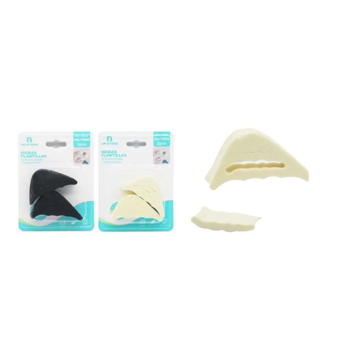 GENERICO - MEDIAS PLANTILLAS PUNTERA 2PCS