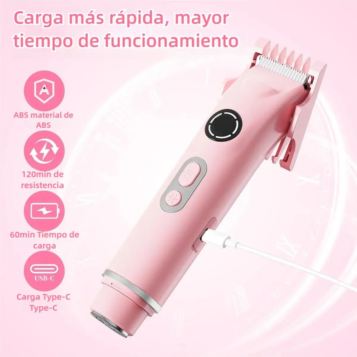 GENERICO - Depiladora De Bikini Para mujer Eléctrica doble Cabeza Labg