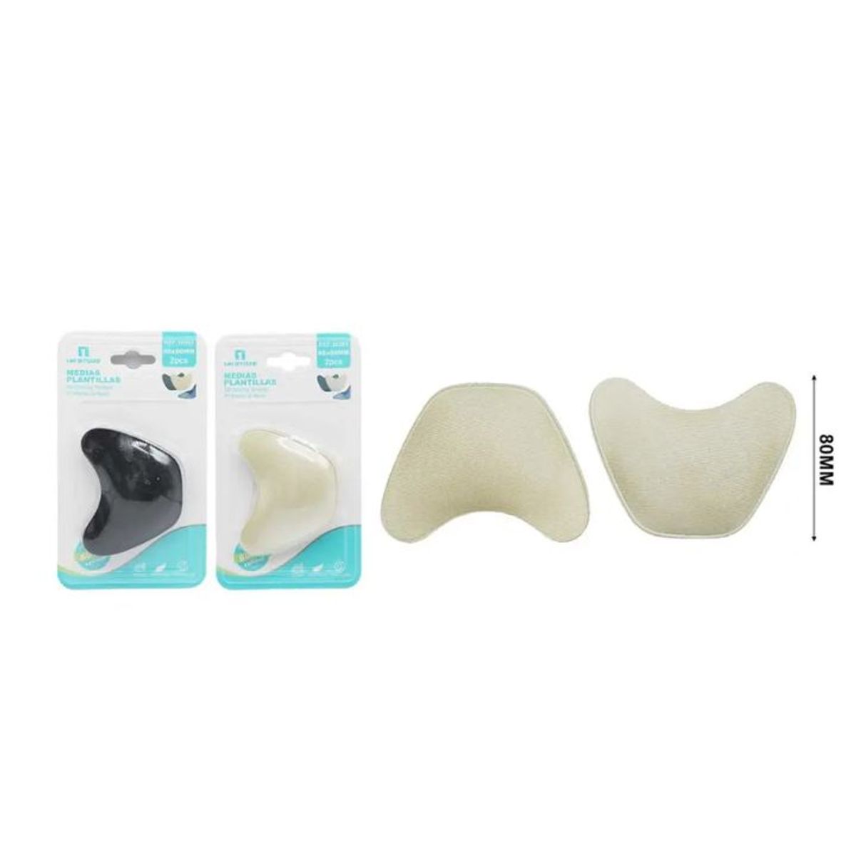 GENERICO - MEDIAS PLANTILLAS 2PCS
