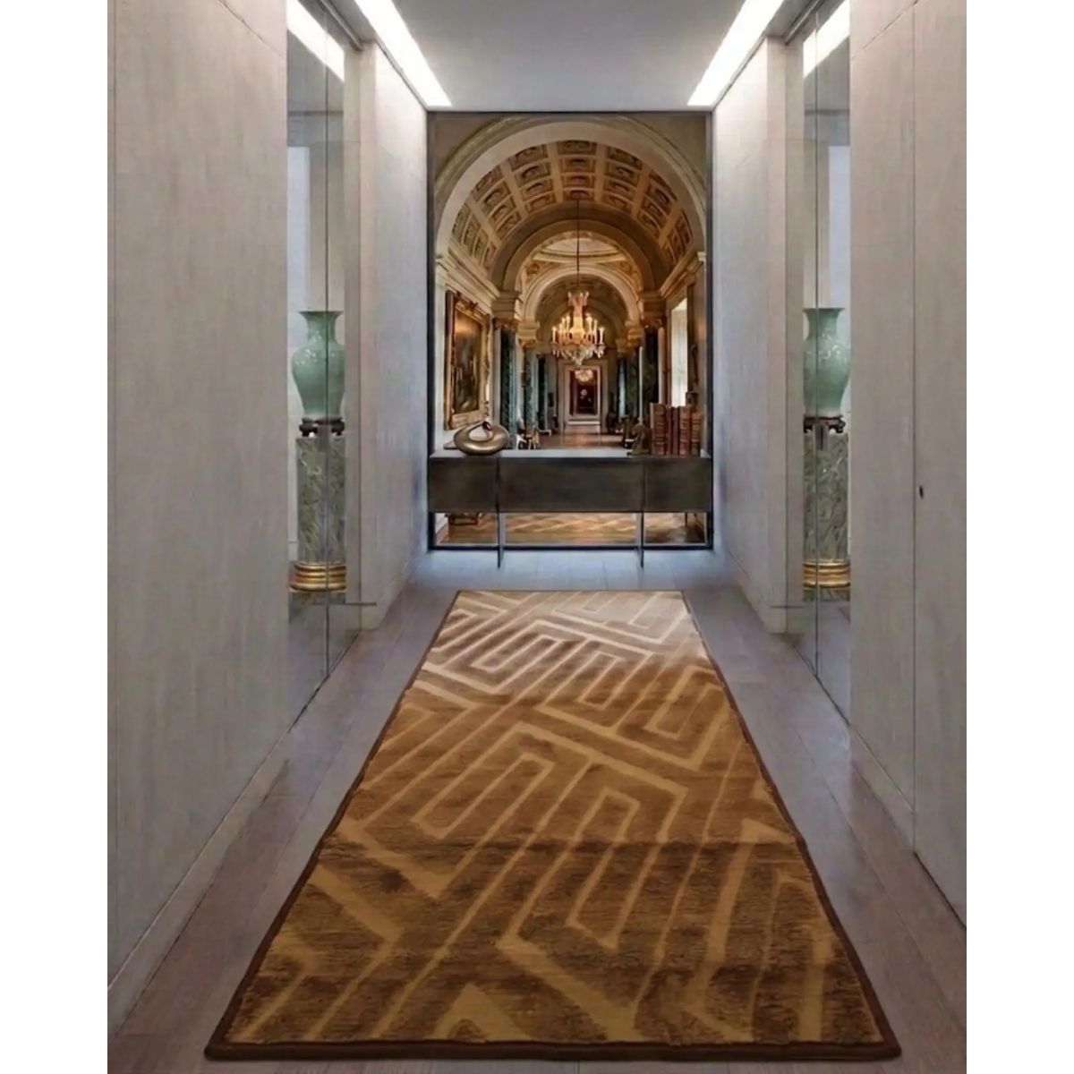 GENERICO - Alfombra de Pasillo Premium Colección Geometric Luxury 60 x 160 cm