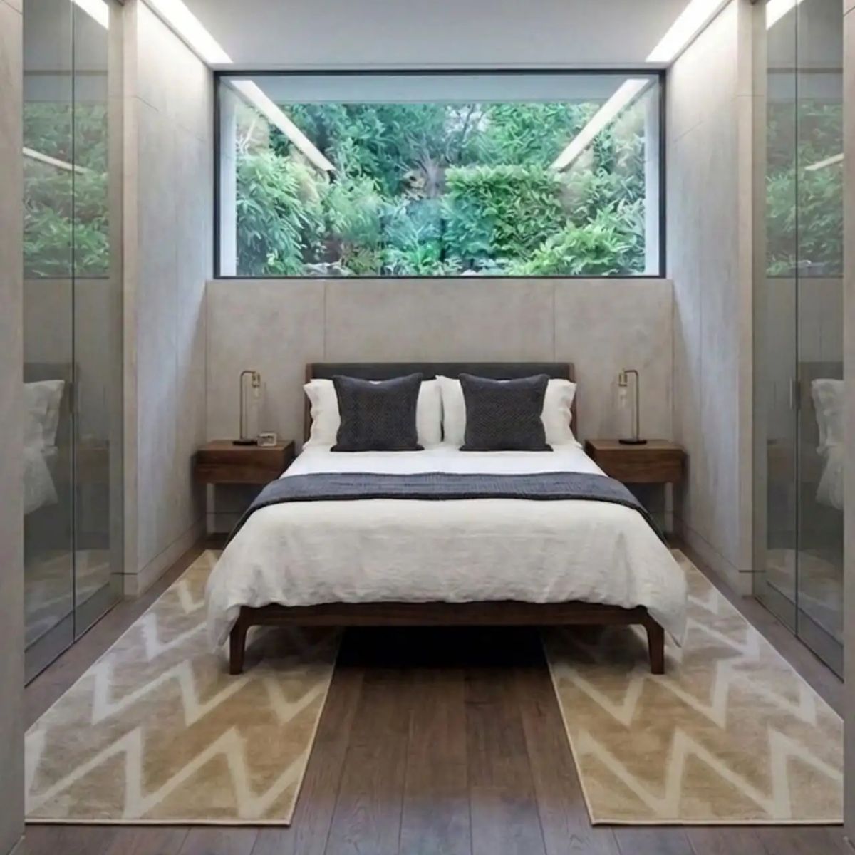 GENERICO - Pack 2 Alfombras de Pasillo Premium Colección Geometric Luxury 60 x 160 cm