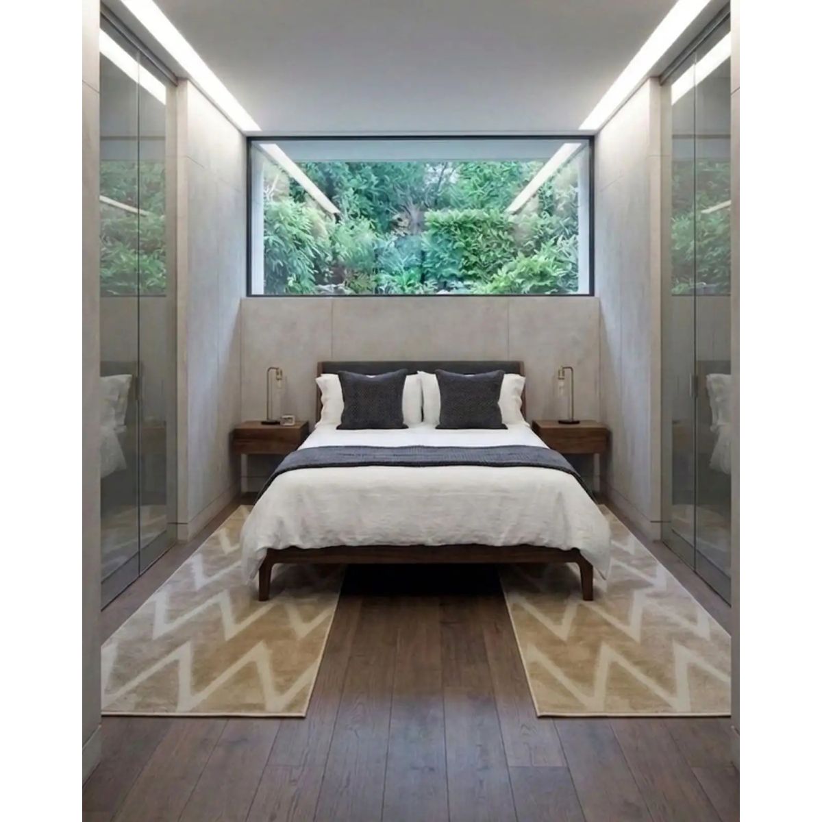 GENERICO - Pack 2 Alfombras de Pasillo Premium Colección Geometric Luxury 60 x 160 cm