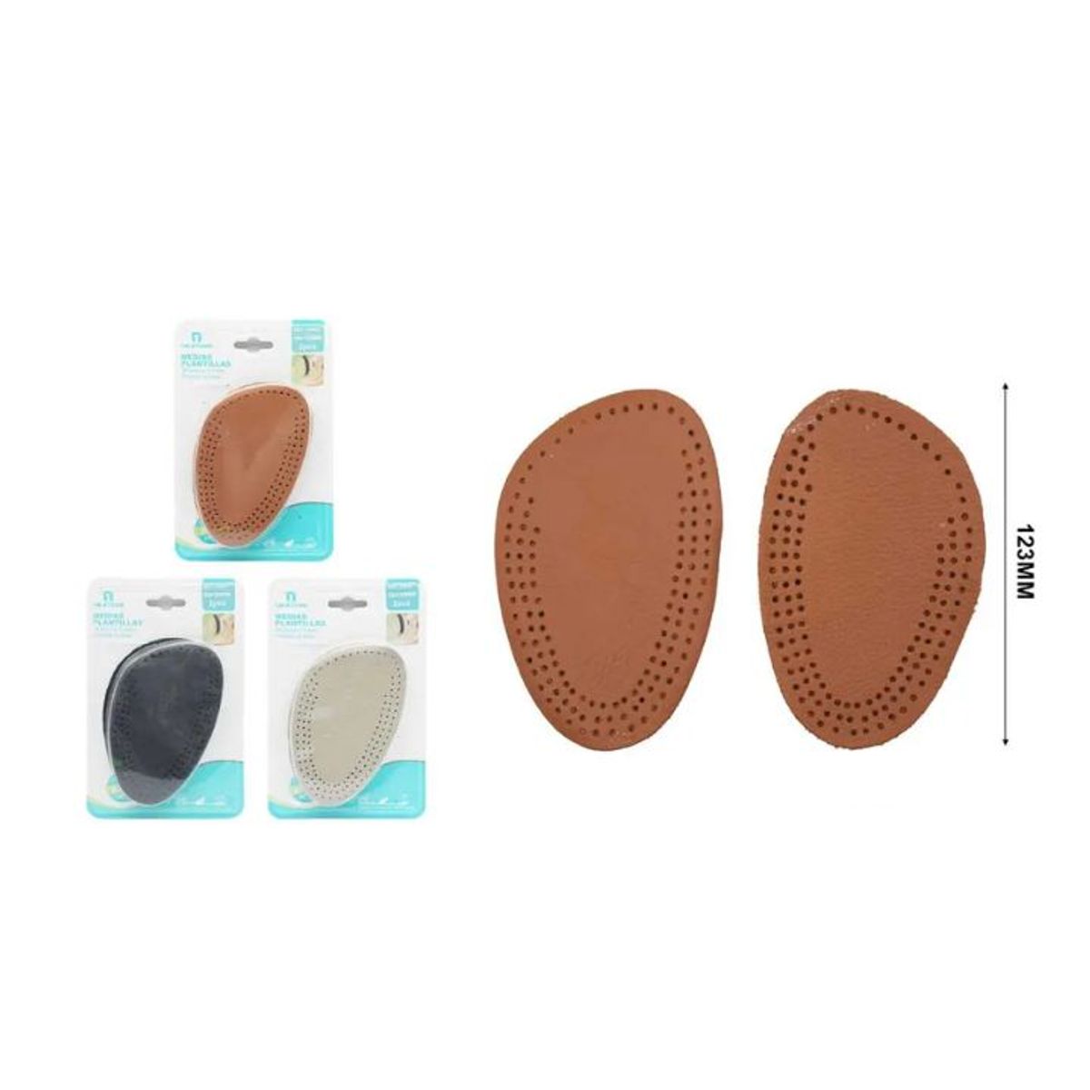 GENERICO - MEDIAS PLANTILLAS 2PCS