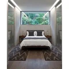 GENERICO - Pack 2 Alfombras de Pasillo Premium Colección Geometric Luxury 60 x 160 cm