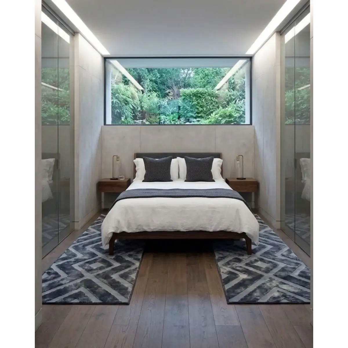 GENERICO - Pack 2 Alfombras de Pasillo Premium Colección Geometric Luxury 60 x 160 cm