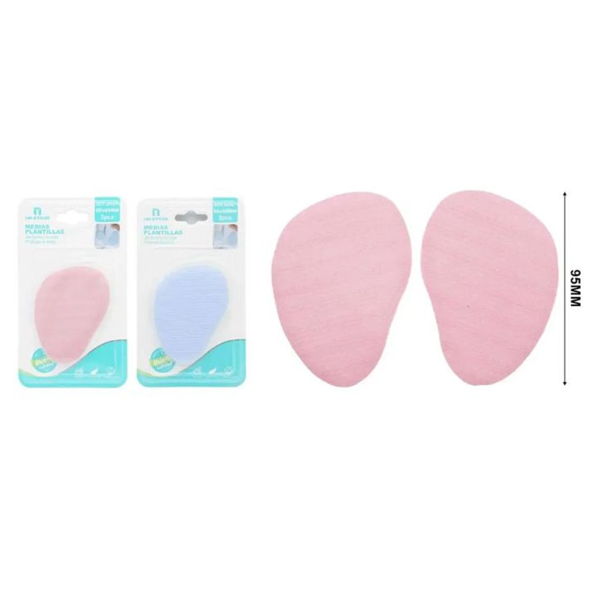 GENERICO - MEDIAS PLANTILLAS PARA ANTEPIÉ 2PCS