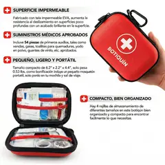 MOVI - Botiquín Kit De Emergencia 54 Piezas + Cargador 20.000mah