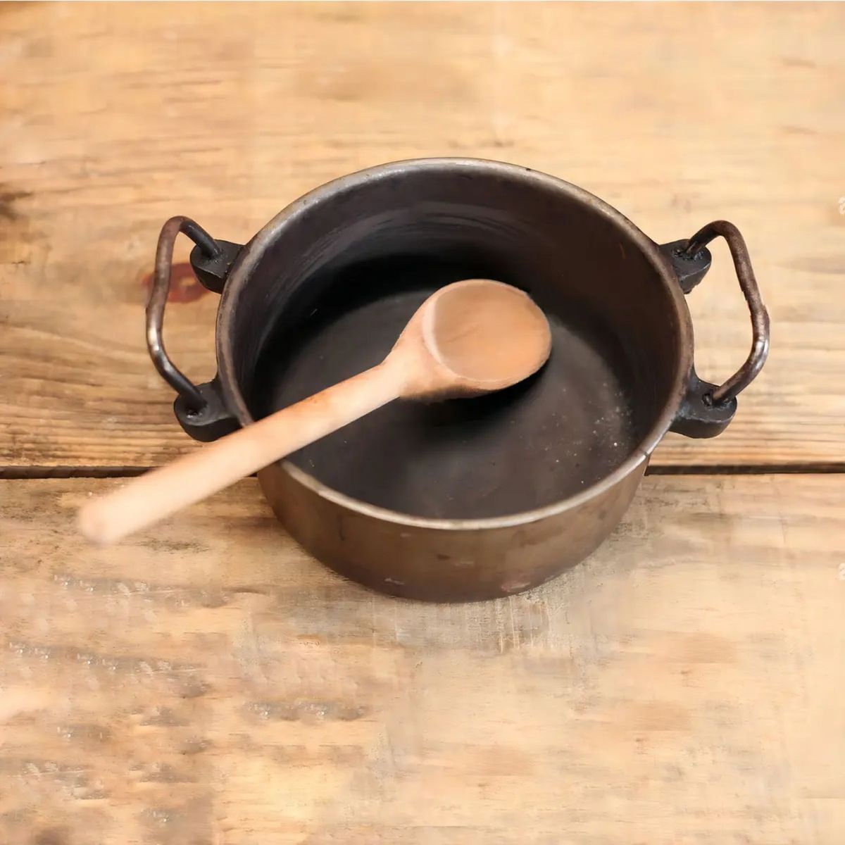 GENERICO - Set 4 Utensilios De Cocina Cucharas Madera