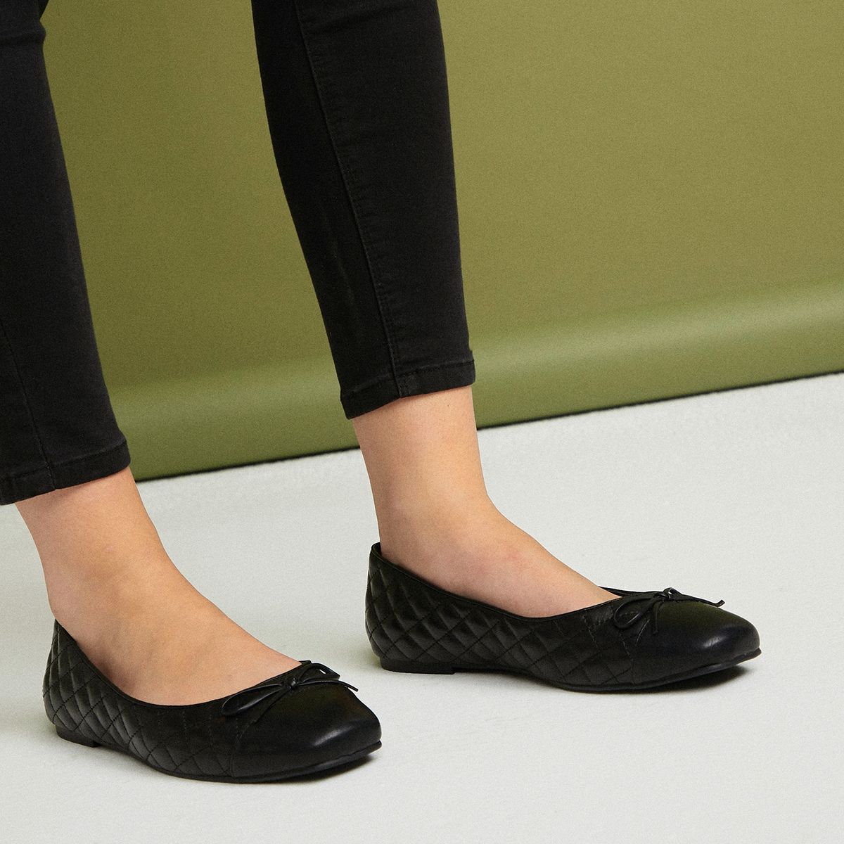 ALDO - Braylynn Ballerina Mujer Cuero Negro Aldo