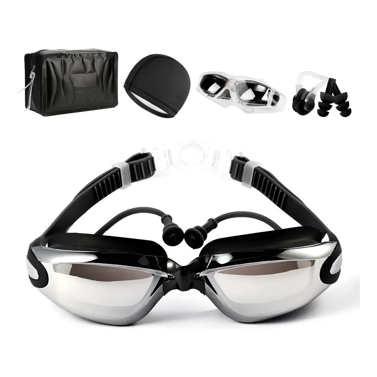 GENERICO - 6 En 1 Kit Gafas De Natación Sin Fugas Protección Labg