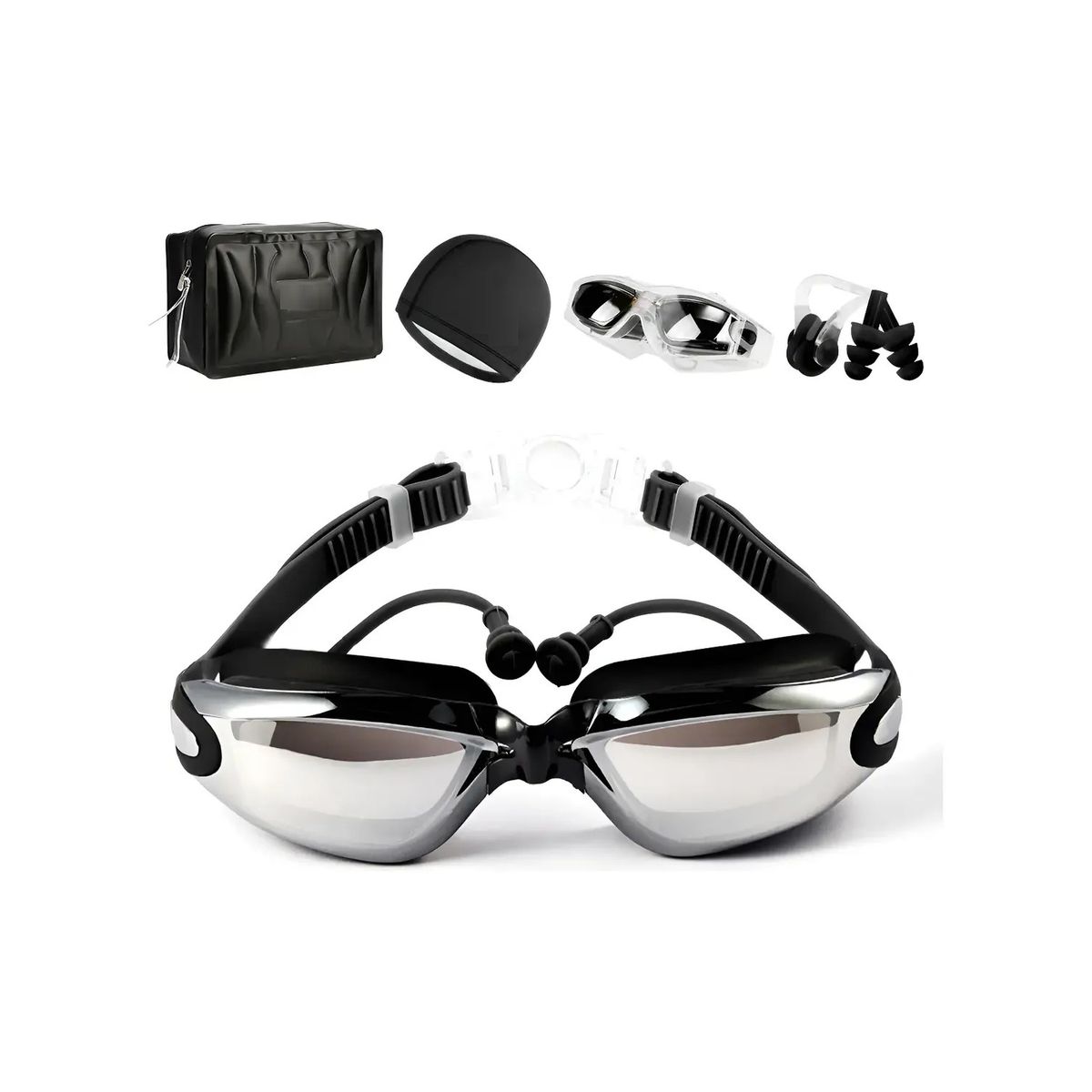 GENERICO - 6 En 1 Kit Gafas De Natación Sin Fugas Protección Labg