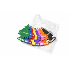 GENERICO - Pack Pino Aromático Auto Surtido x10 AromaDrive Elimina Olores y Aroma Duradero