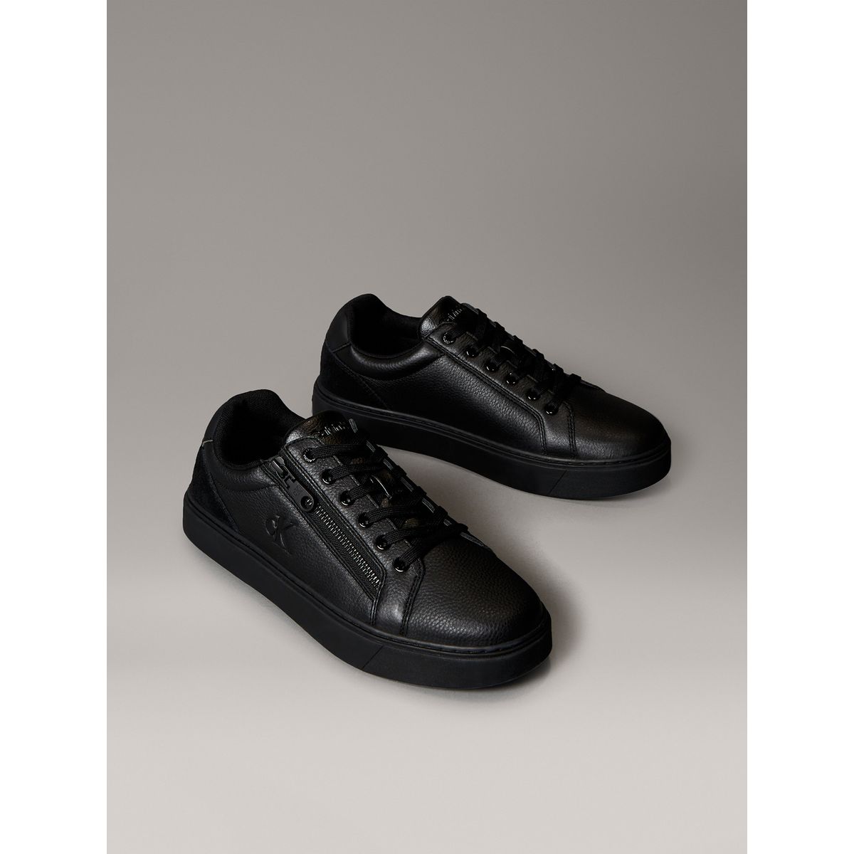 CALVIN KLEIN - Zapatillas Clásicas con Cordones Negro Calvin Klein