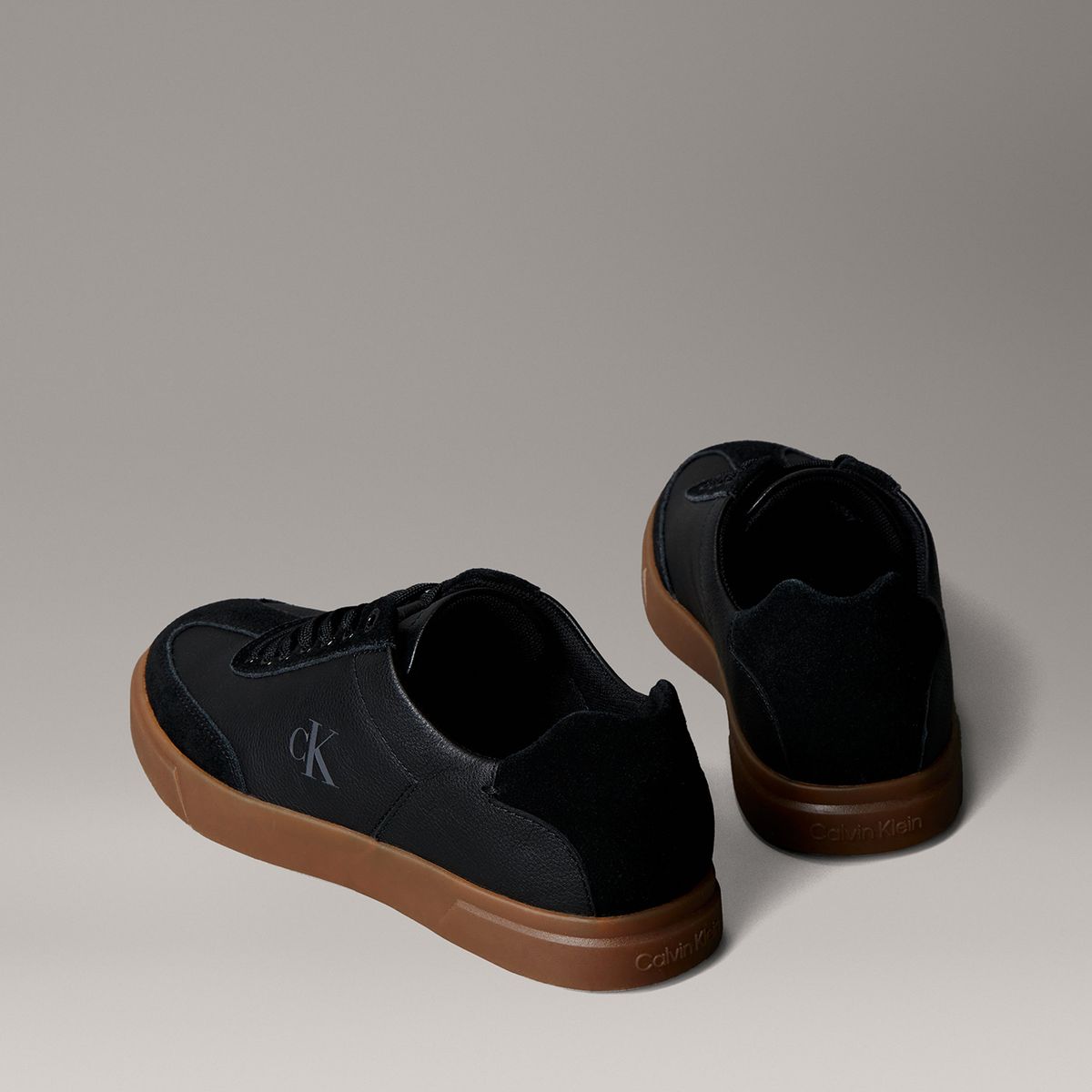 CALVIN KLEIN - Zapatillas en Texturas Mixtas Negro Calvin Klein