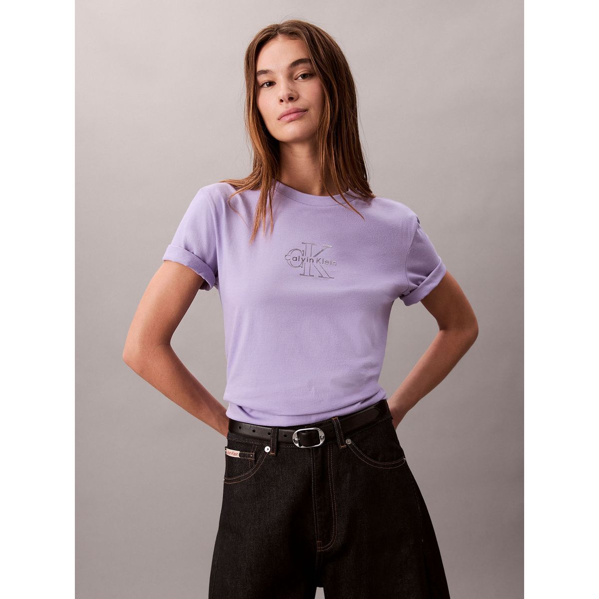 CALVIN KLEIN - Polera Classic Foil Monologo