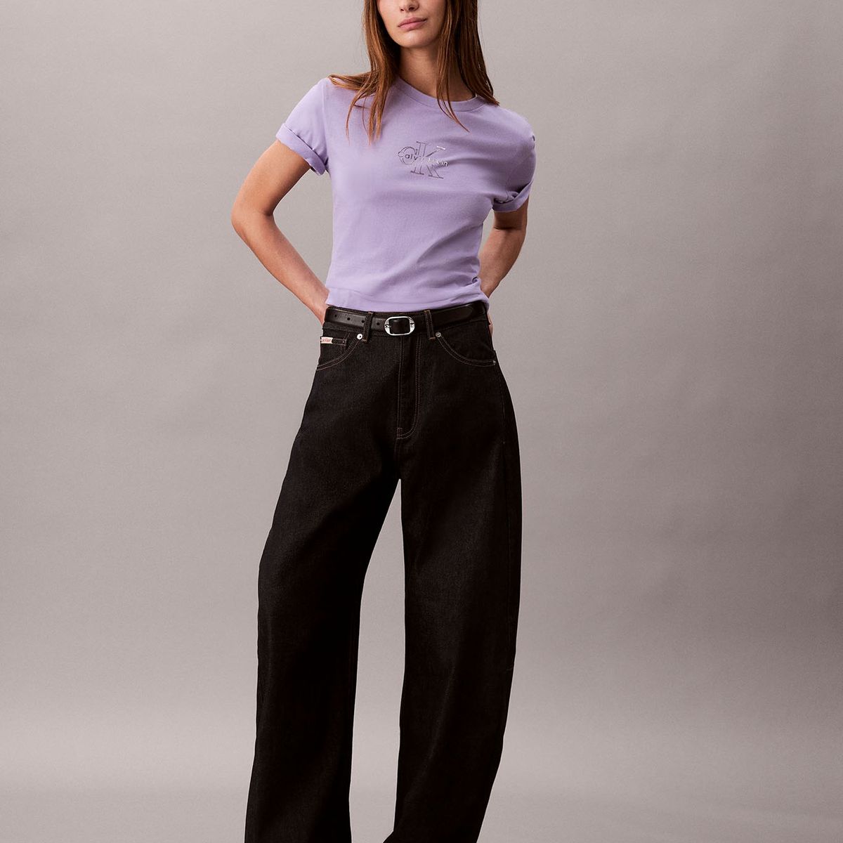 CALVIN KLEIN - Polera Classic Foil Monologo