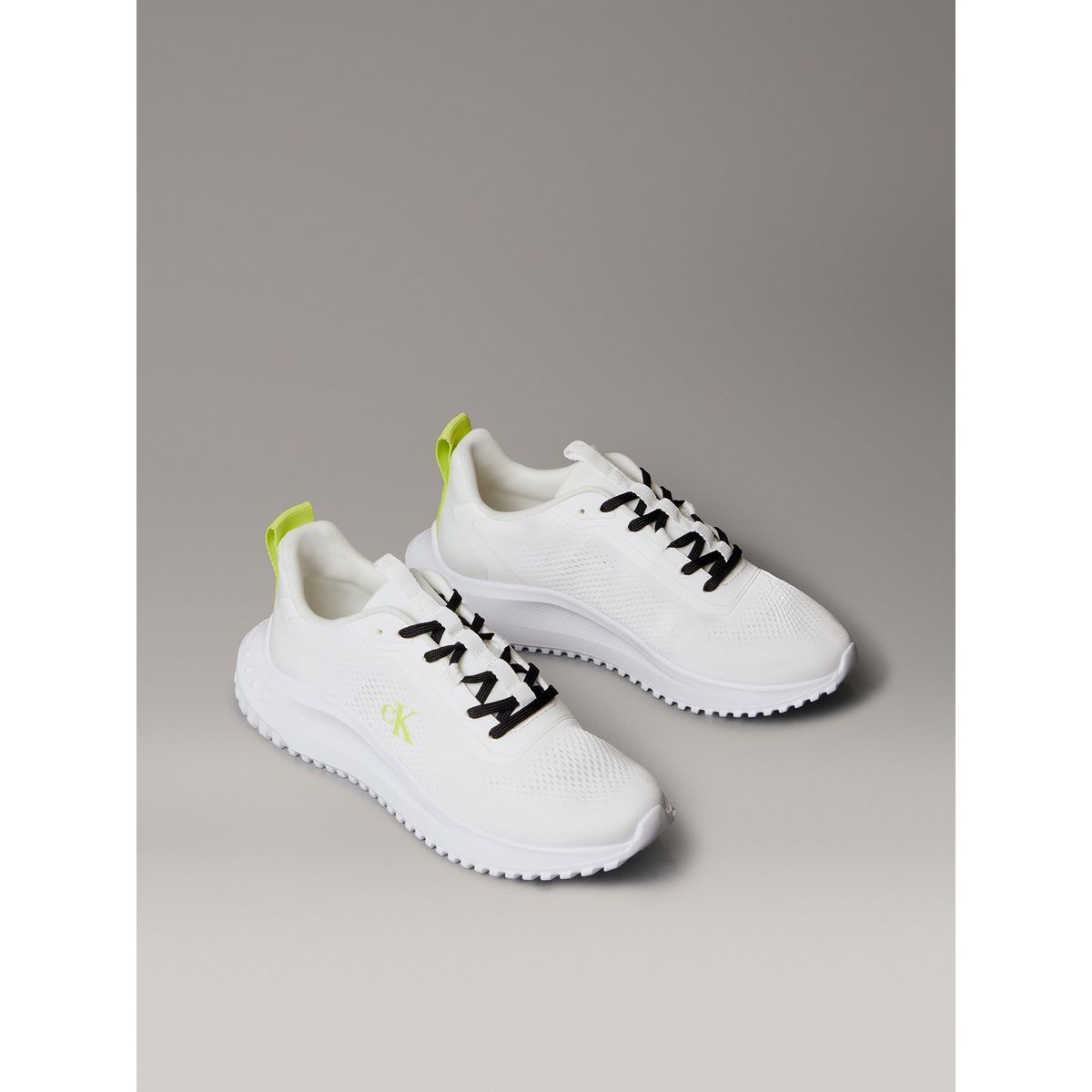 CALVIN KLEIN - Zapatillas Eva Runner con Cordones Blanco Calvin Klein