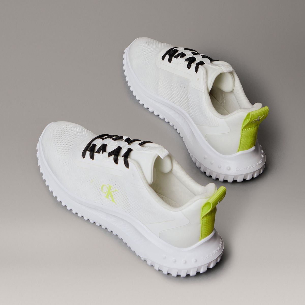 CALVIN KLEIN - Zapatillas Eva Runner con Cordones Blanco Calvin Klein