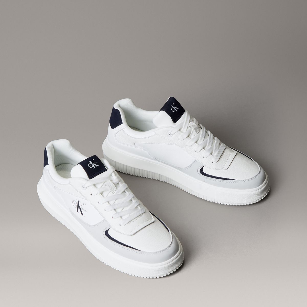 CALVIN KLEIN - Zapatillas Chuncky con Suela Gruesa Blanco Calvin Klein