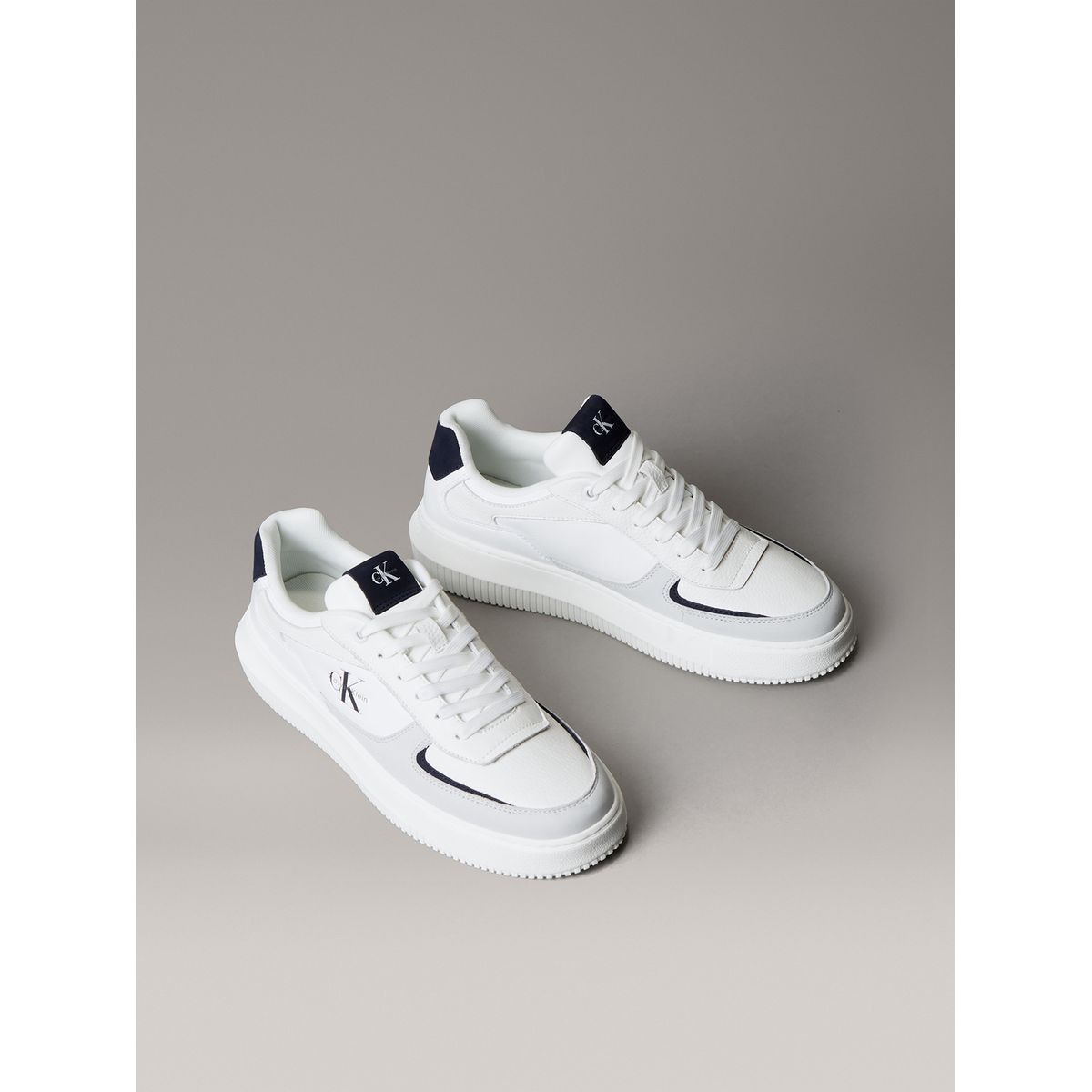 CALVIN KLEIN - Zapatillas Chuncky con Suela Gruesa Blanco Calvin Klein