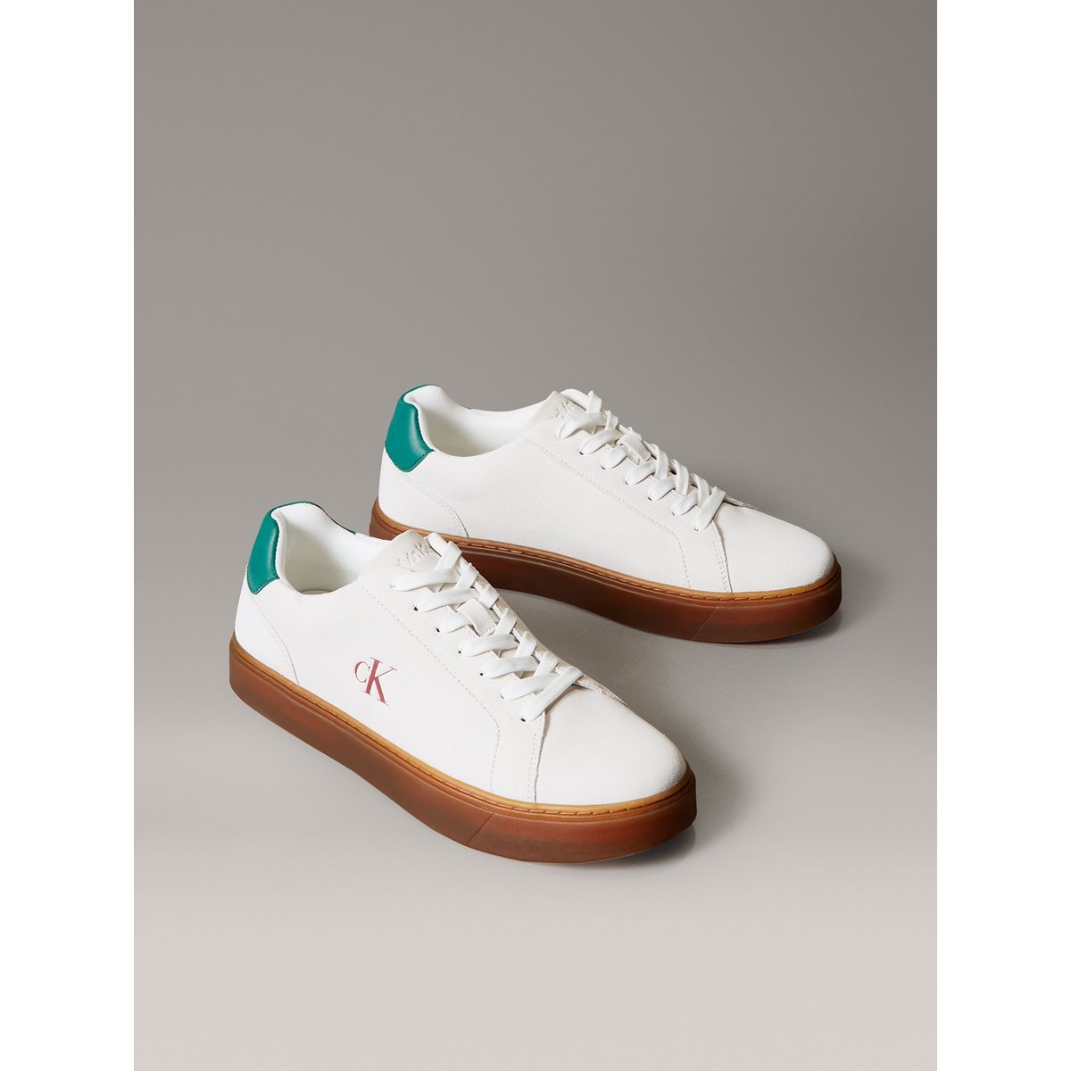 CALVIN KLEIN - Zapatillas Clásicas con Suela Gruesa Blanco Calvin Klein