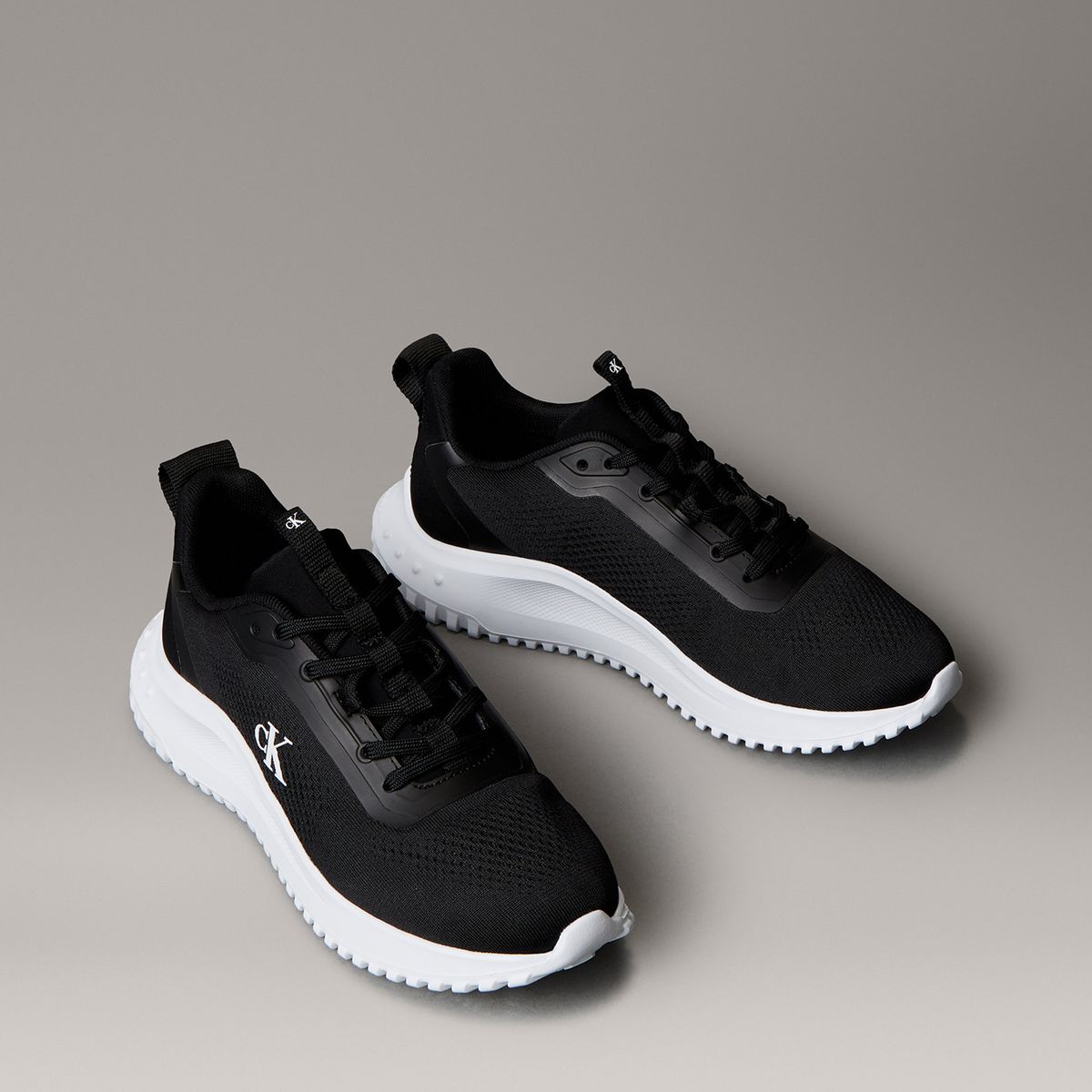 CALVIN KLEIN - Zapatillas Eva Runner con Cordones Negro Calvin Klein