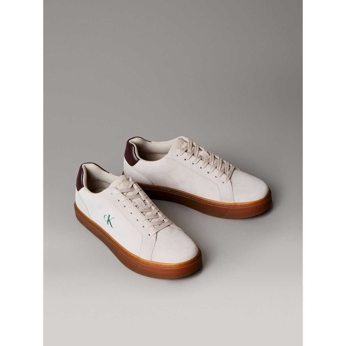 CALVIN KLEIN - Zapatillas Clásicas con Suela Gruesa Beige Calvin Klein