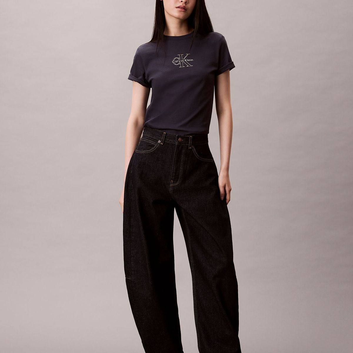 CALVIN KLEIN - Polera Classic Foil Monologo
